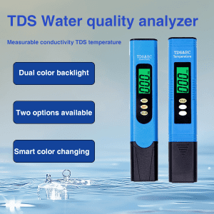 Water Quality Tester, Accurate and Reliable, TDS Meter, EC Meter & Temperature Meter 3 in 1